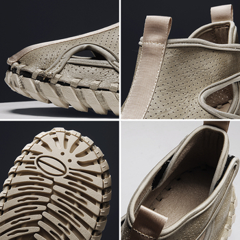 Muške ljetne casual sandale, široka veličina, korejski stil, svestran dizajn, zatvaranje Velcro, prozračne i protuklizne