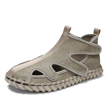 Muške ljetne casual sandale, široka veličina, korejski stil, svestran dizajn, zatvaranje Velcro, prozračne i protuklizne