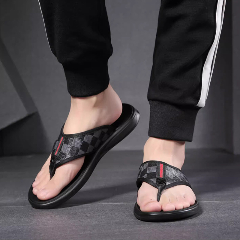 Muške ljetne flip-flop sandale: svestrane, s otvorenim prstima, protuklizna podloga, bez mirisa