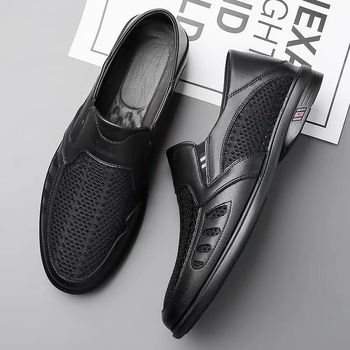 Férfi nyári lélegző hálós slip-on szandál