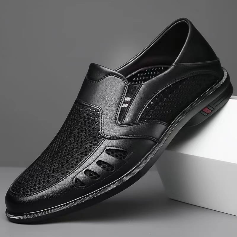 Férfi nyári lélegző hálós slip-on szandál