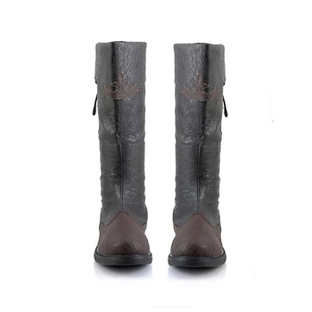 Unisex PU kožne čizme u srednjovjekovnom stilu Viking/Nordijski retro piratske s gumom na potplatu