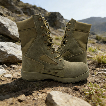 Pantofi de drumeție outdoor cu talpă groasă și glezne înalte, rezistenți la vânt și nisip, antiaderanți, rezistenți la uzură, încălțăminte de protecție respirabilă pentru vară