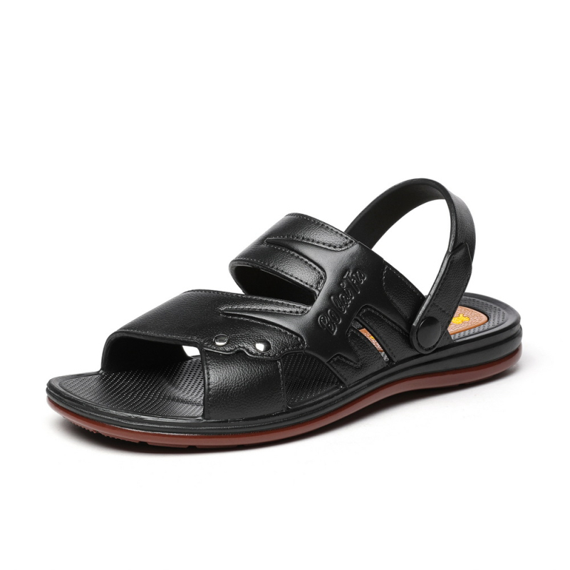 Férfi tendonos talppal szandál, nyár, puha talp, csúszásmentes, strand- és szabadtéri használatra