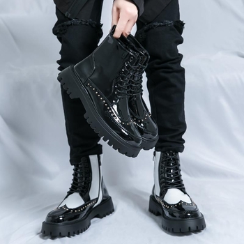 Martin Boots – Visoke kožne čizme, unisex, britanski retro stil, kratke čizme za formalne i casual nošenje