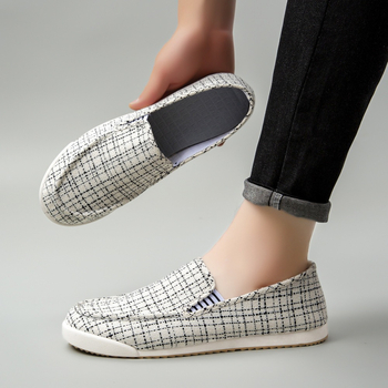 Muške platnene loaferice velikog broja, Pekin stil, prozračne i udobne za proljeće i jesen