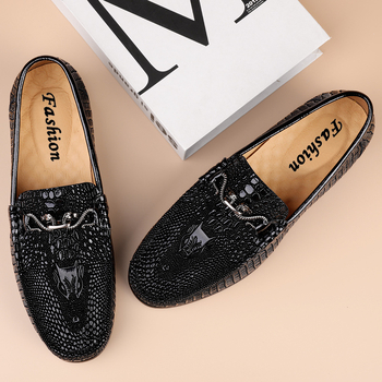 Muške kožne slip-on cipele, visoke kvalitete, poslovno i casual, kvadratni nos, niski profil