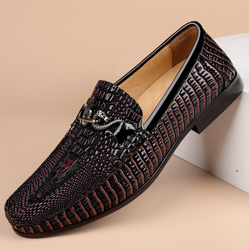 Muške kožne slip-on cipele, visoke kvalitete, poslovno i casual, kvadratni nos, niski profil