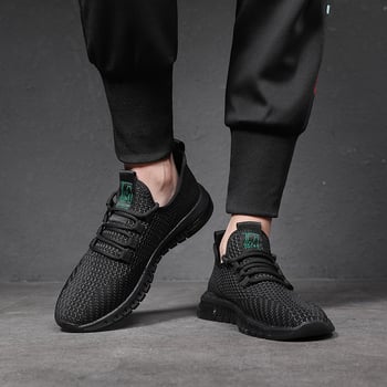 Muške ljetne Flyknit mrežaste tenisice – udobne casual tenisice, korejskog stila, niski profil, zaobljeni vrh prsta, velike veličine