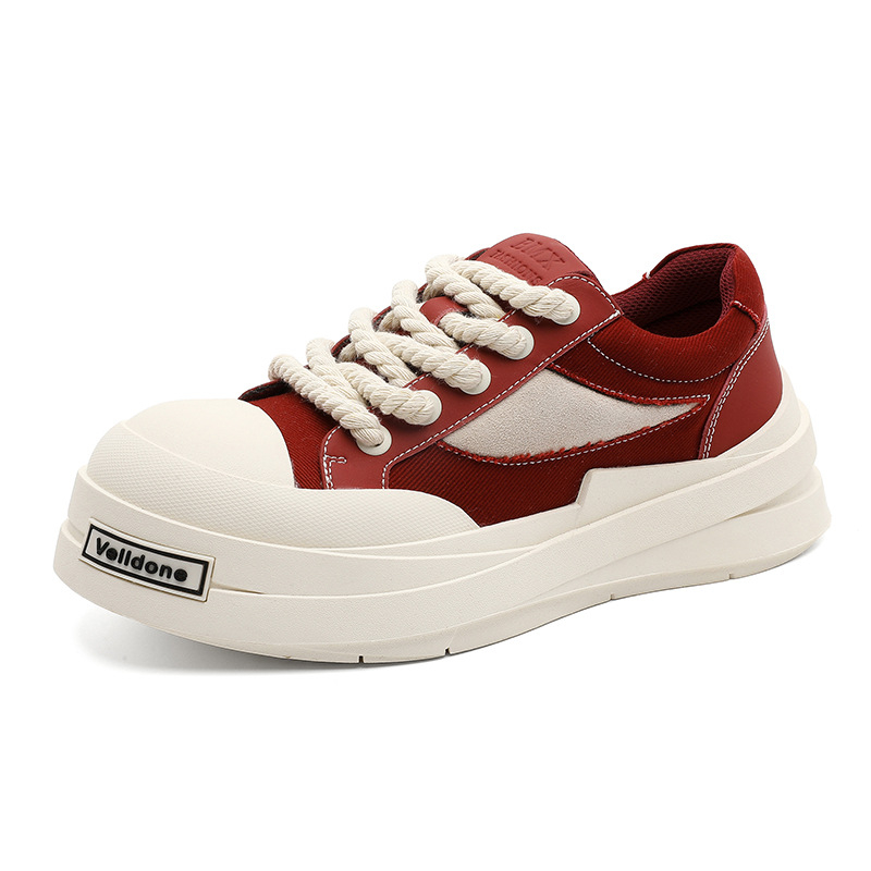 Veroden 7808 Prozračne platnene tenisice za unisex s okruglim prstom i debelim potplatom