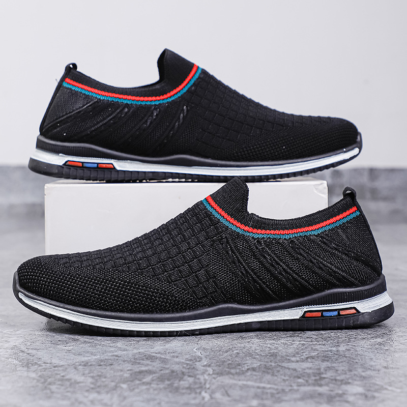 Muške tenisice s prozračnim mrežastim gornjim dijelom, Slip-On dizajn – ljetne casual tenisice