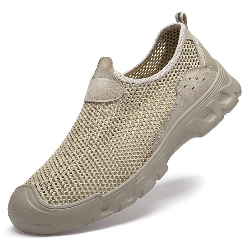 Ljetne muške slip-on cipele za planinarenje, prozračne lagane, s mrežastim gornjim dijelom