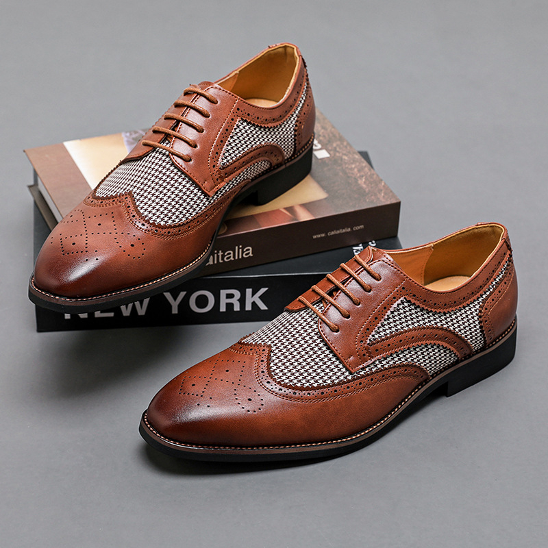 Muške formalne cipele velikog broja, retro britanski stil, za vjenčanja i ured