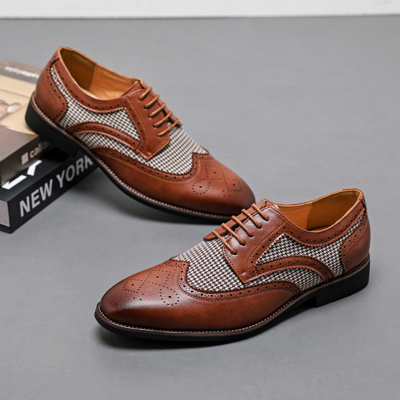 Muške formalne cipele velikog broja, retro britanski stil, za vjenčanja i ured
