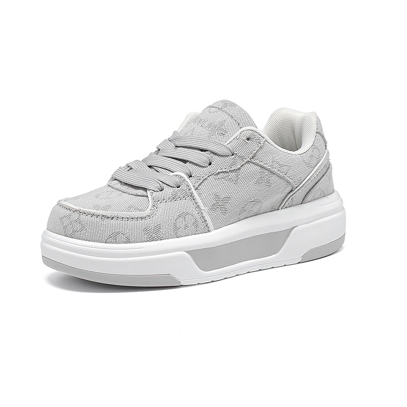 Langzu unisex tenisice s debelim potplatom, cvjetni ručno crtani uzorak, novi stil, casual sportske tenisice