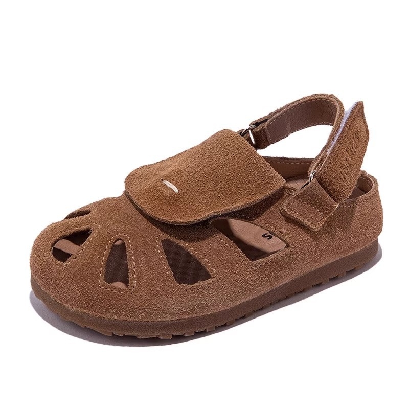 Dječje Baotou sandale - ljeto 2025, retro casual sandale s mekom gumom na potplatu