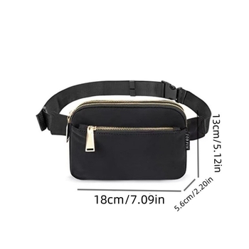 Unisex nylon torba za pojas i prsa za trčanje i vanjsku kondiciju, velika zapremina za putovanja