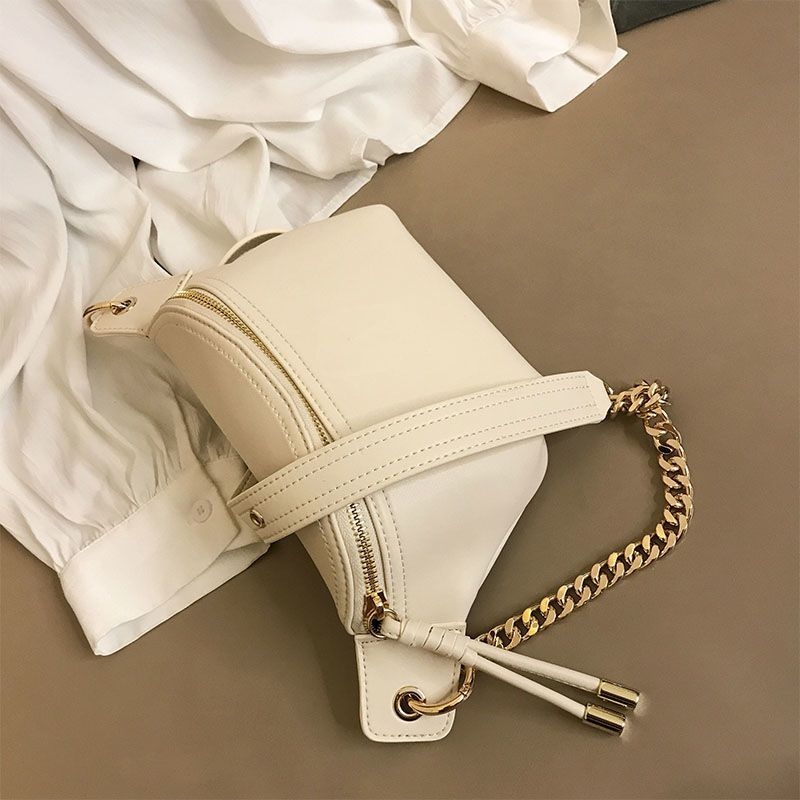 Ženska konopna crossbody torba, ljeto 2026, svakodnevna torba za rame s lančanim kaišem