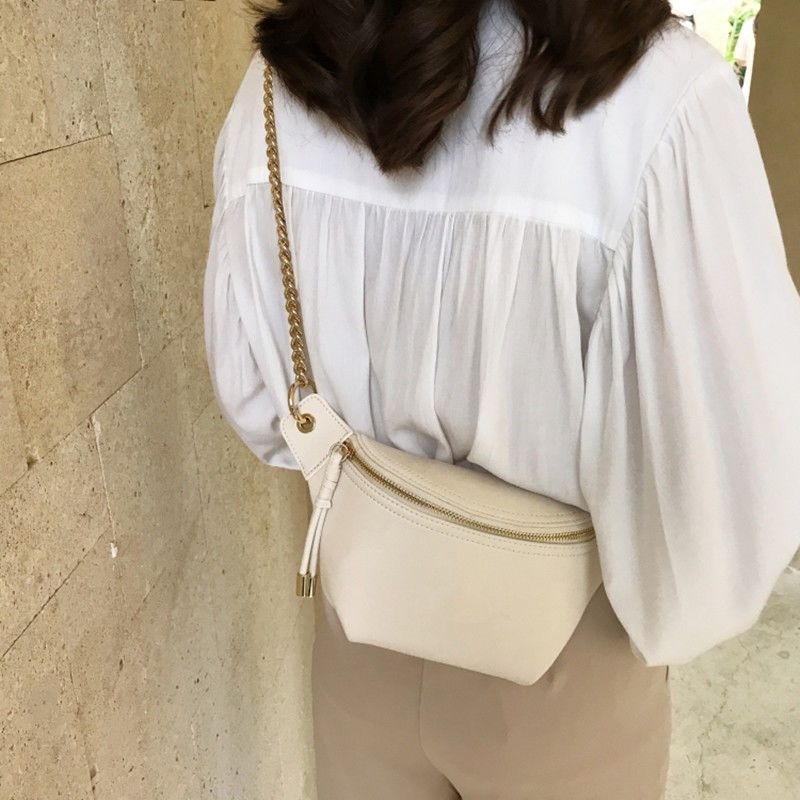 Ženska konopna crossbody torba, ljeto 2026, svakodnevna torba za rame s lančanim kaišem