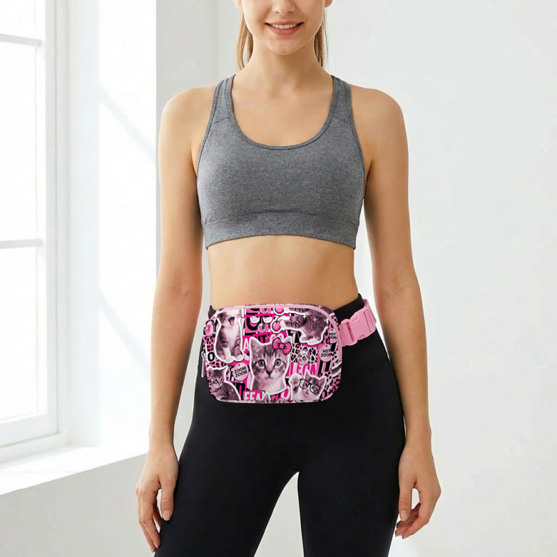 Ženska torba u minimalističkom casual stilu, inspirirana Instagramom, s velikim kapacitetom, crossbody torba, sportska torba na prsima i torba za struk za studentice