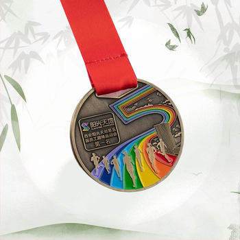 Prilagođene metalne medalje, brončana medalja za maraton s završnim premazom, za sportske događaje, trčanje i košarku, luksuzni viseći držač