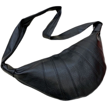 Ženska crossbody torba, retro stil, kroasan oblik, PU koža, velika kapaciteta, inspirirano korejskim stilom