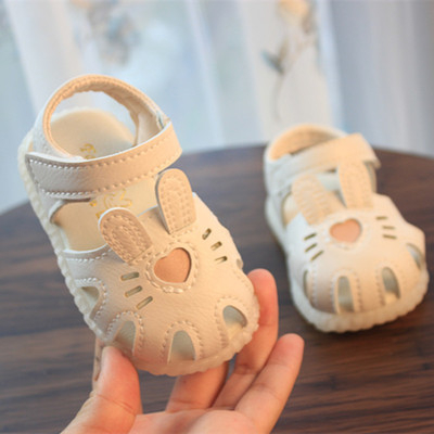 Ljetne sandale za bebe djevojčice, mek podplat, Velcro zatvaranje, stil princeze