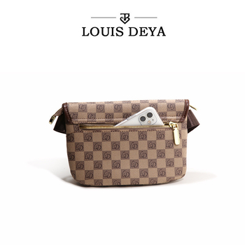 Premium tiskana ženska mini torbica, crossbody stil za pojas i prsni dio, svestrana jesenska torba