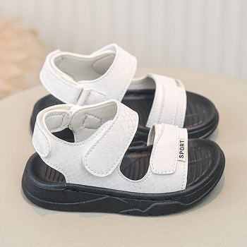 Dječje sandale za plažu za dječake, casual sportski stil, mekana gumena potplata, Velcro zatvaranje, proljeće 2025