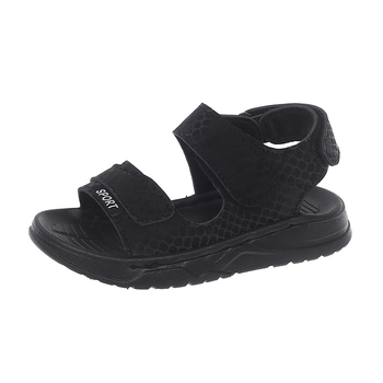 Dječje sandale za plažu za dječake, casual sportski stil, mekana gumena potplata, Velcro zatvaranje, proljeće 2025