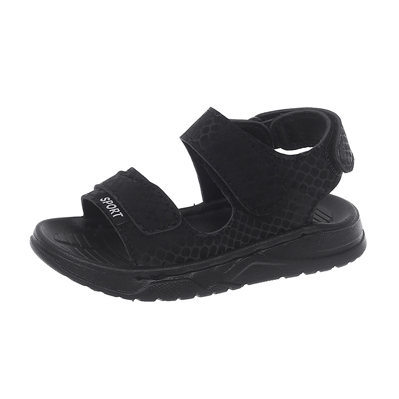 Dječje sandale za plažu za dječake, casual sportski stil, mekana gumena potplata, Velcro zatvaranje, proljeće 2025