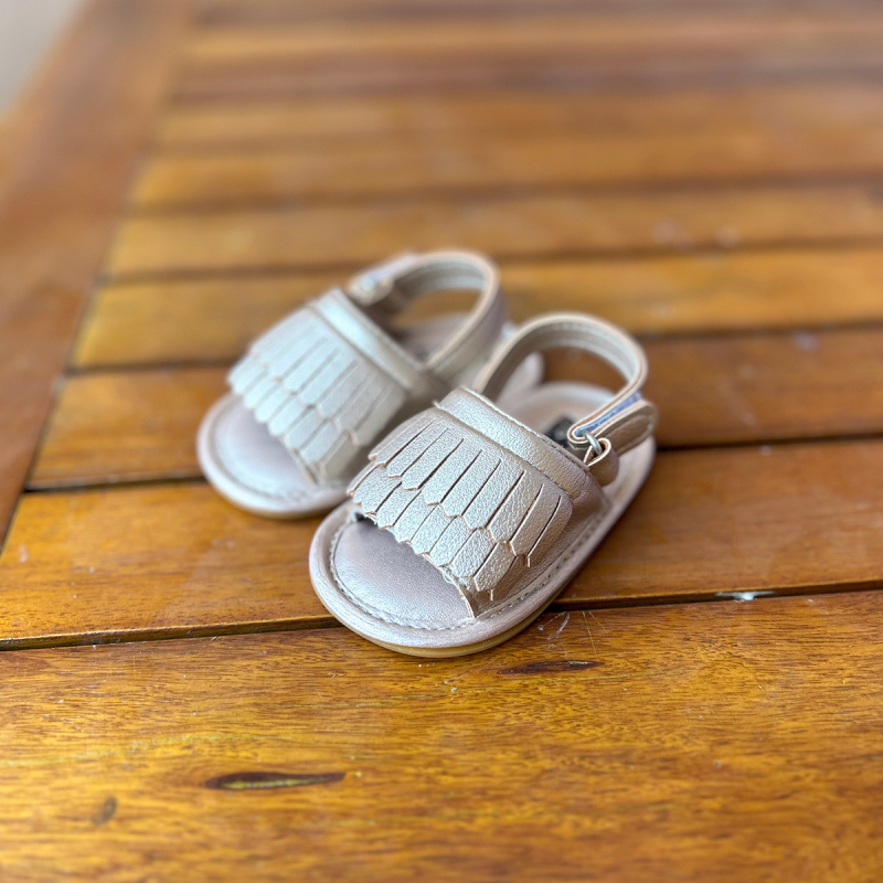 Ljetne sandale za bebe i malu djecu 12–48 mjeseci, Velcro zatvaranje, mekana protuklizna potplata, PU gornji dio, jednobojne