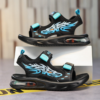 Unisex dječje sandale s zračnim jastučićem, blok boja, Shanhaijing Dragon Head, za plažu i ljeto