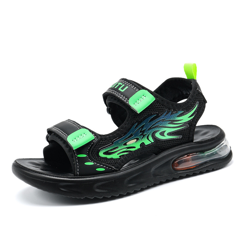 Unisex dječje sandale s zračnim jastučićem, blok boja, Shanhaijing Dragon Head, za plažu i ljeto
