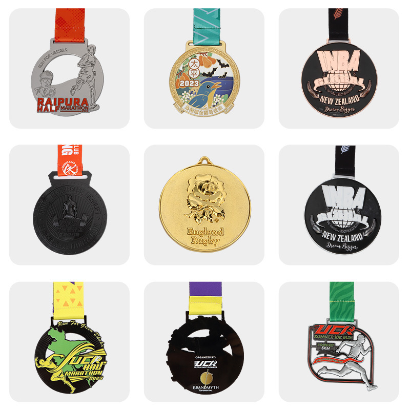 Prilagođene metalne medalje s emajlom za sportske događaje