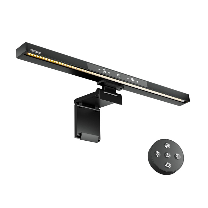 LED лампа за екран с клипс и тъч контрол, димер, защита на зрението за лаптоп, USB захранване