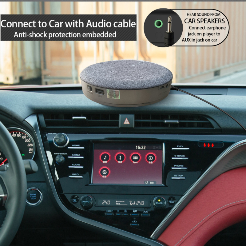 Prenosný DVD/CD prehrávač s Bluetooth a prehrávaním z USB pre vzdelávanie a zábavu (Model W7)