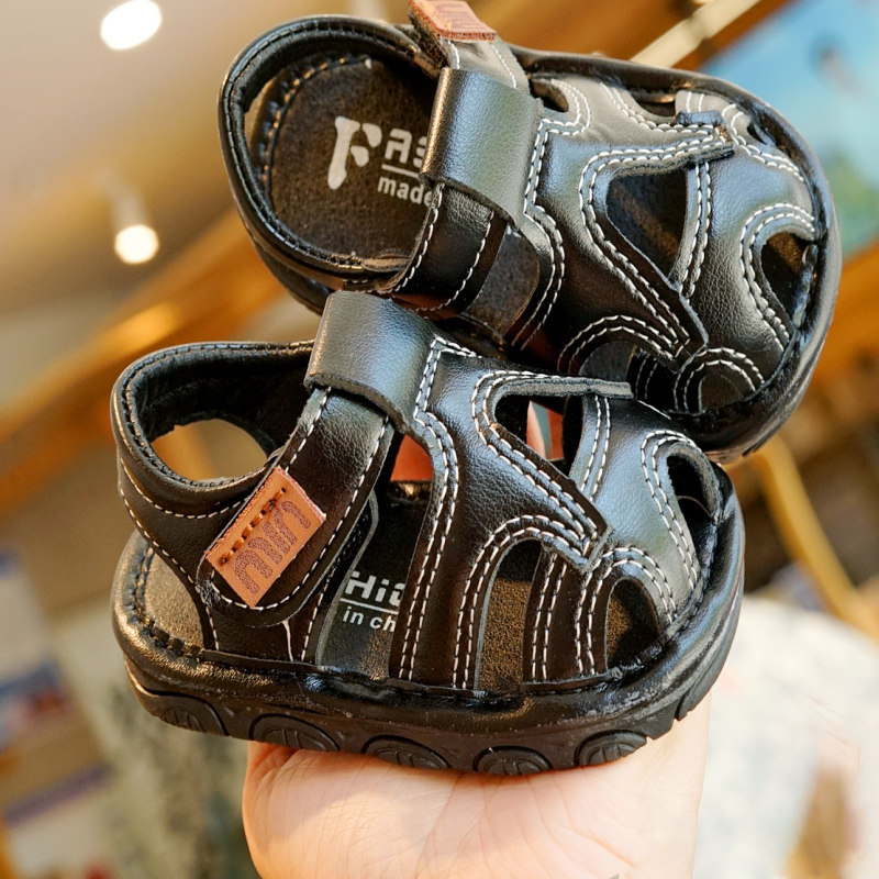 Letnje sandale za bebe za početnike, 1–2 godine, unisex, mekana potplata, protuklizne, zatvarač Velcro
