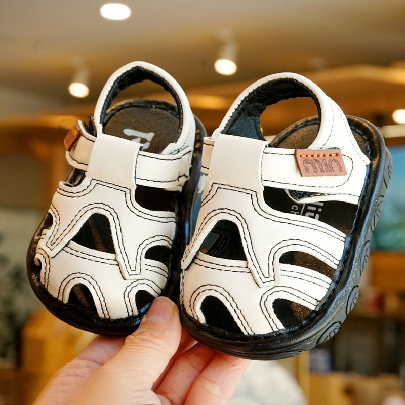 Letnje sandale za bebe za početnike, 1–2 godine, unisex, mekana potplata, protuklizne, zatvarač Velcro