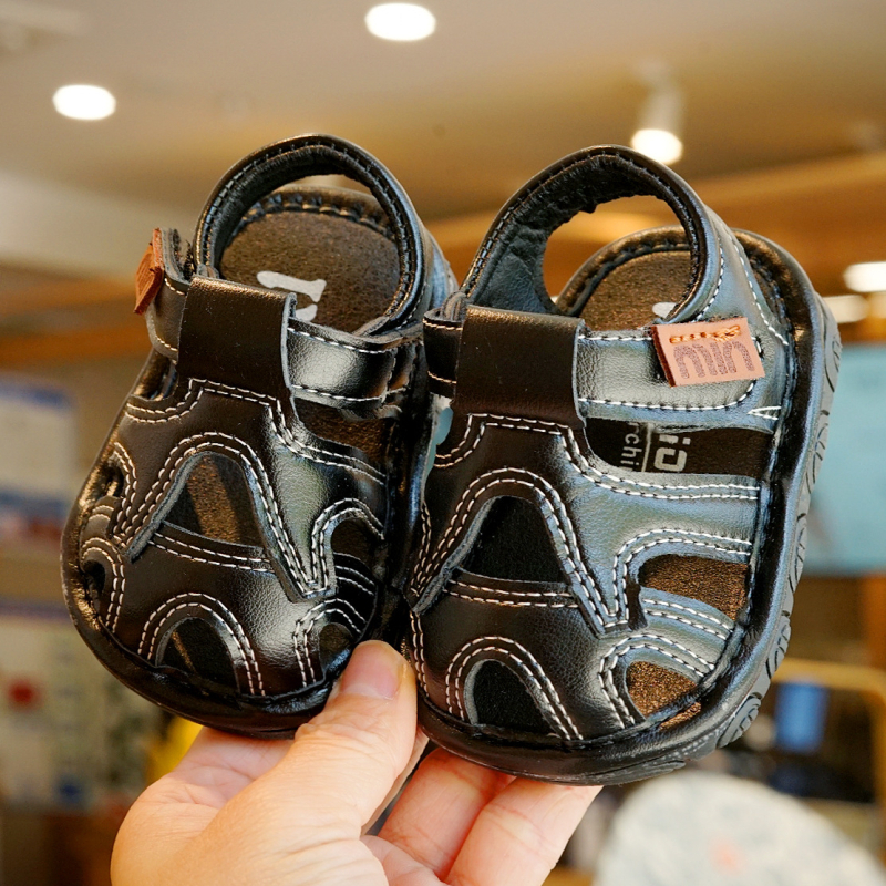 Letnje sandale za bebe za početnike, 1–2 godine, unisex, mekana potplata, protuklizne, zatvarač Velcro