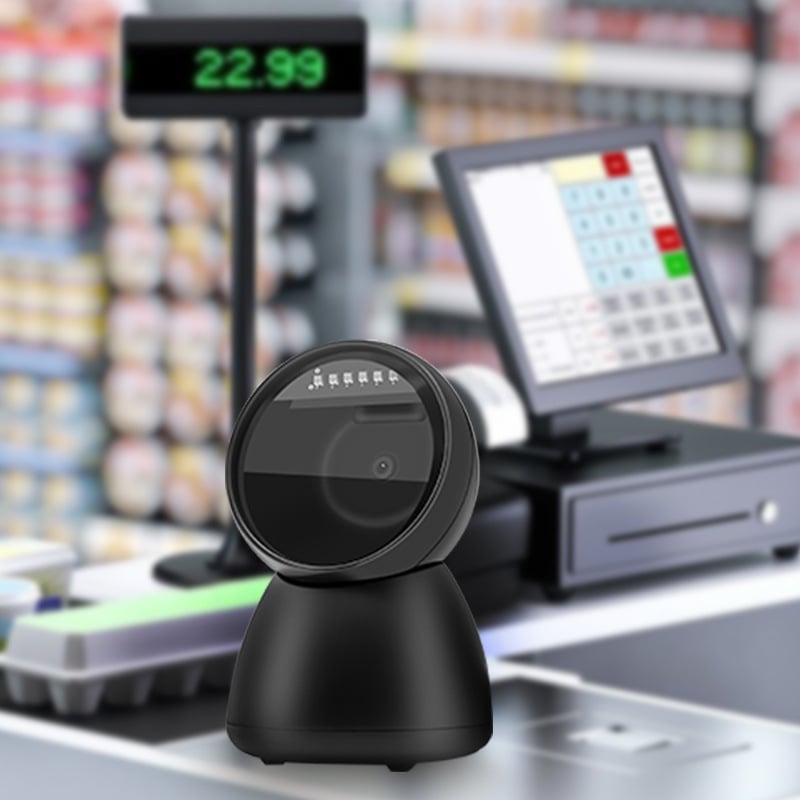 Datamax σαρωτής γραμμωτών κωδικών με ανάγνωση QR, φορητός ενσύρματος