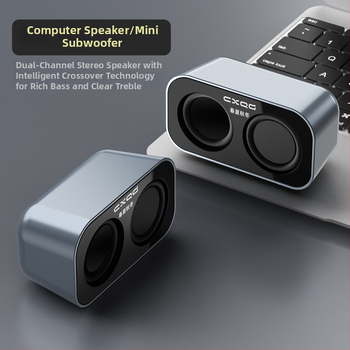 USB stolné počítačové reproduktory, pár mini stereo reproduktorov pre notebook