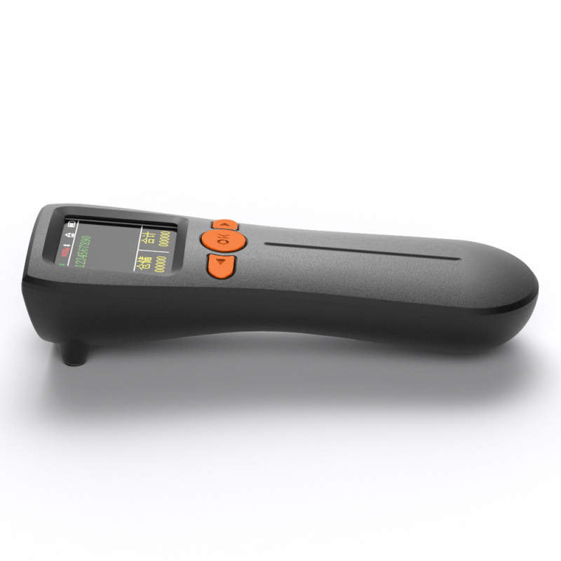 Φορητός μίνι σαρωτής Bluetooth για κωδικούς 1D/2D, με μεγάλη οθόνη και αποθήκευση