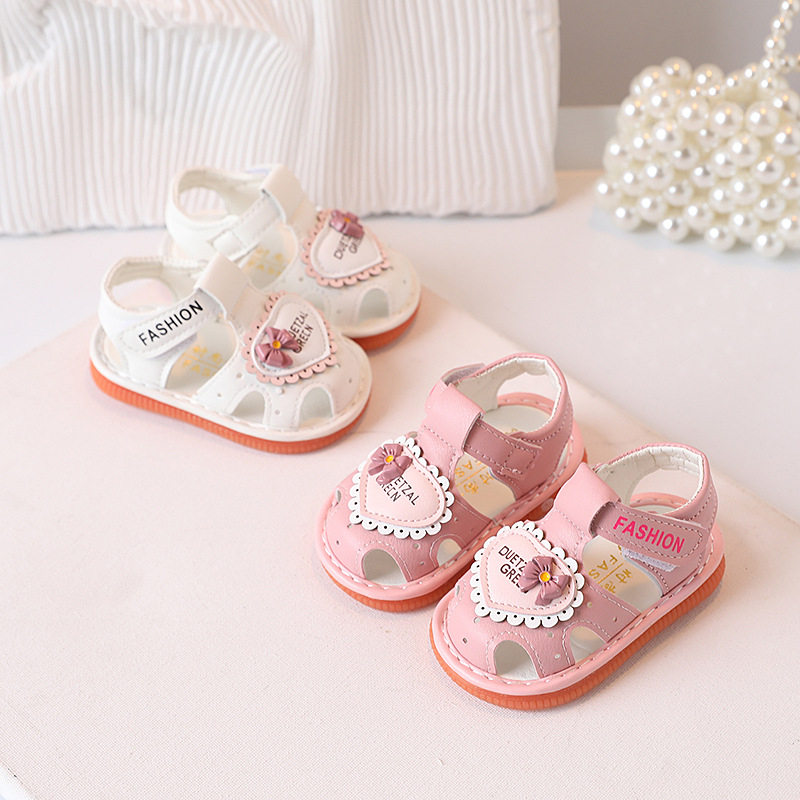Dječje ljetne sandale s mekim potplatom, 12–36 mjeseci, unisex, Velcro zatvarač, stil princeze