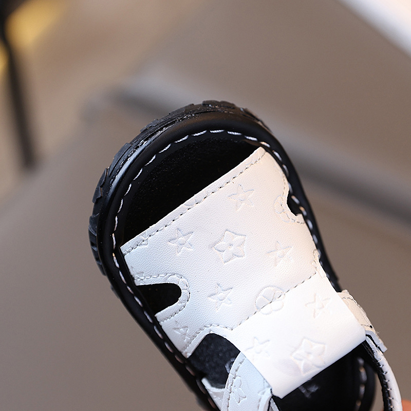 Ljetne cipelice s zvukom za bebe i malu djecu — mekani đonovi, Velcro kopčanje, niski kroj