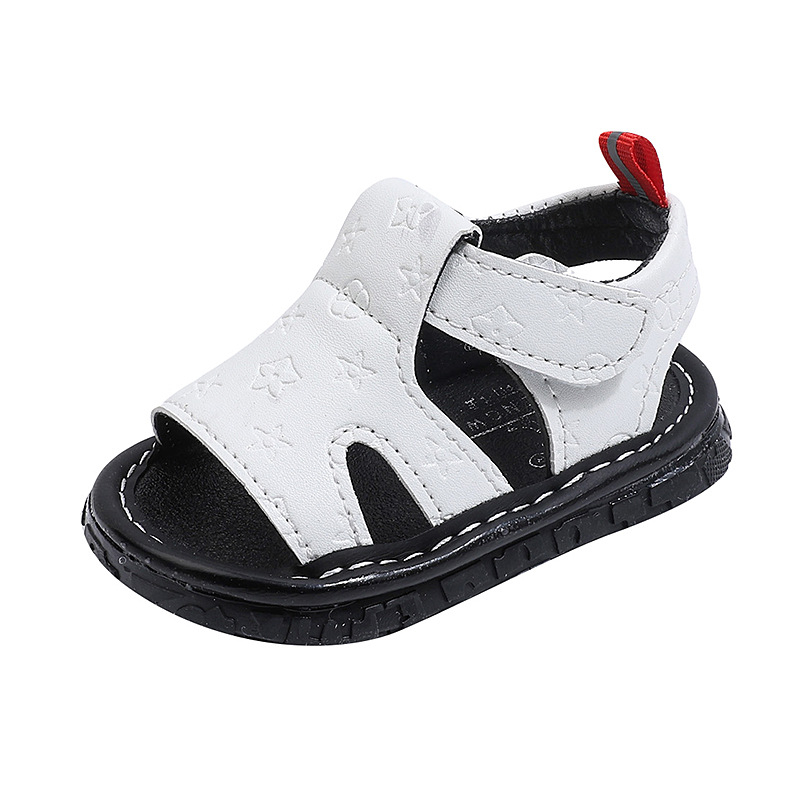 Ljetne cipelice s zvukom za bebe i malu djecu — mekani đonovi, Velcro kopčanje, niski kroj