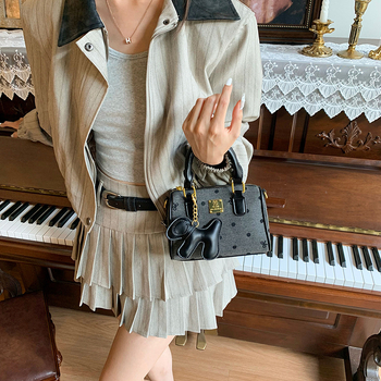Ženska mala torbica s točkicama, crossbody preko ramena, jesen-zima casual stil