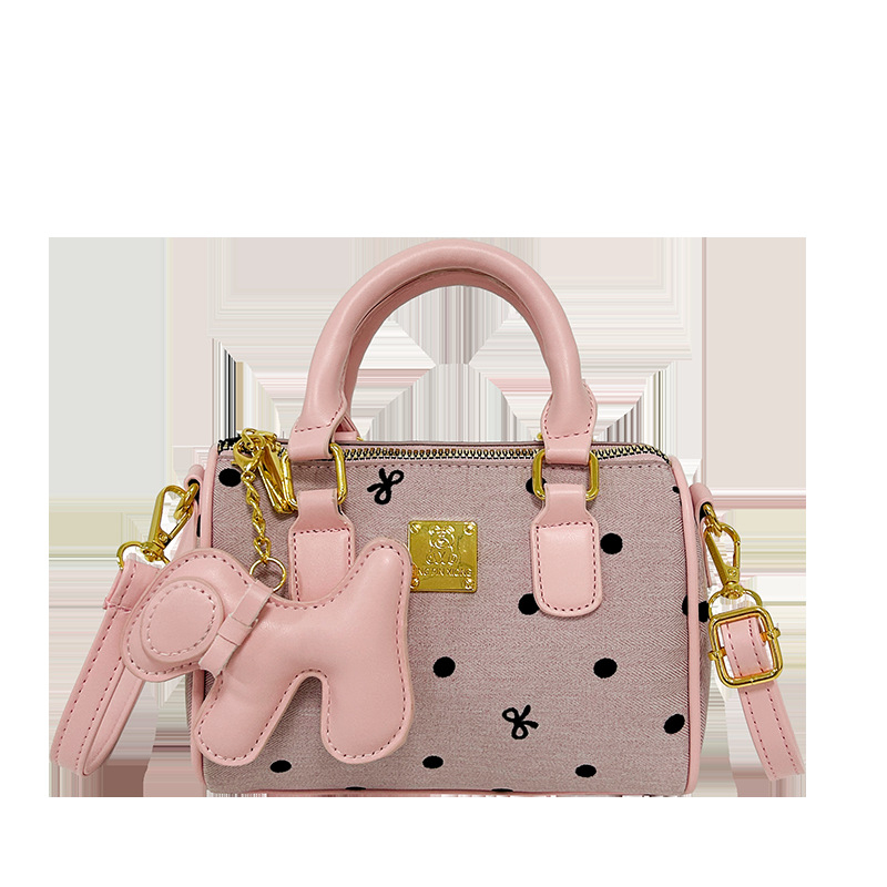 Ženska mala torbica s točkicama, crossbody preko ramena, jesen-zima casual stil
