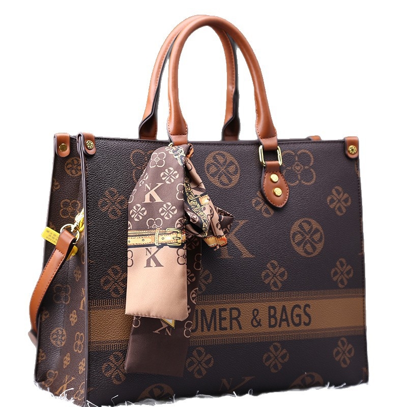 Ženska tote torba velikog kapaciteta, s zatvaračem, PVC materijal, svakodnevna torba preko ramena i crossbody stil