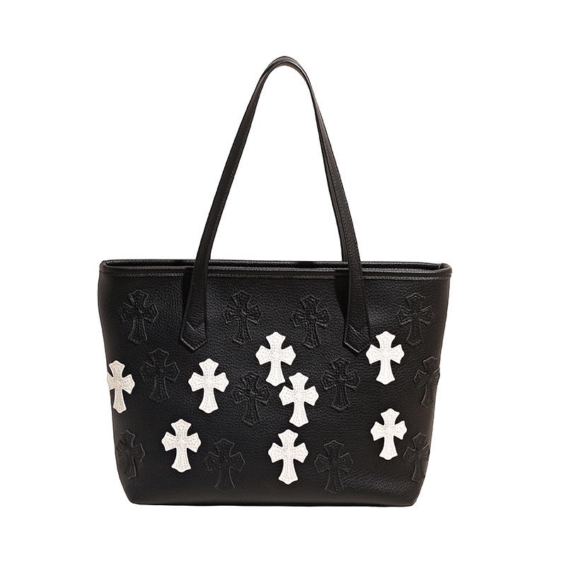 Kro Heart crossbody tote torba s velikim kapacitetom, lagana luksuzna dnevna torba za žene